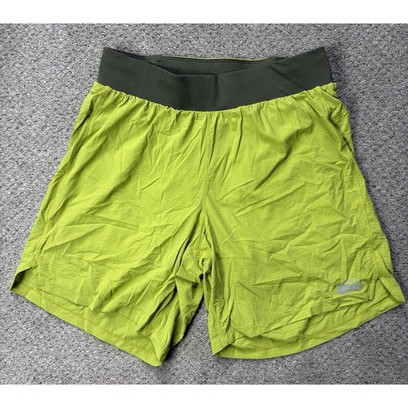 REI Other - REI Co-Op Mens Small Swiftland Lined Running Shorts Green Solid Athletic